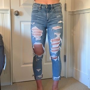 Blue American eagle jeggings